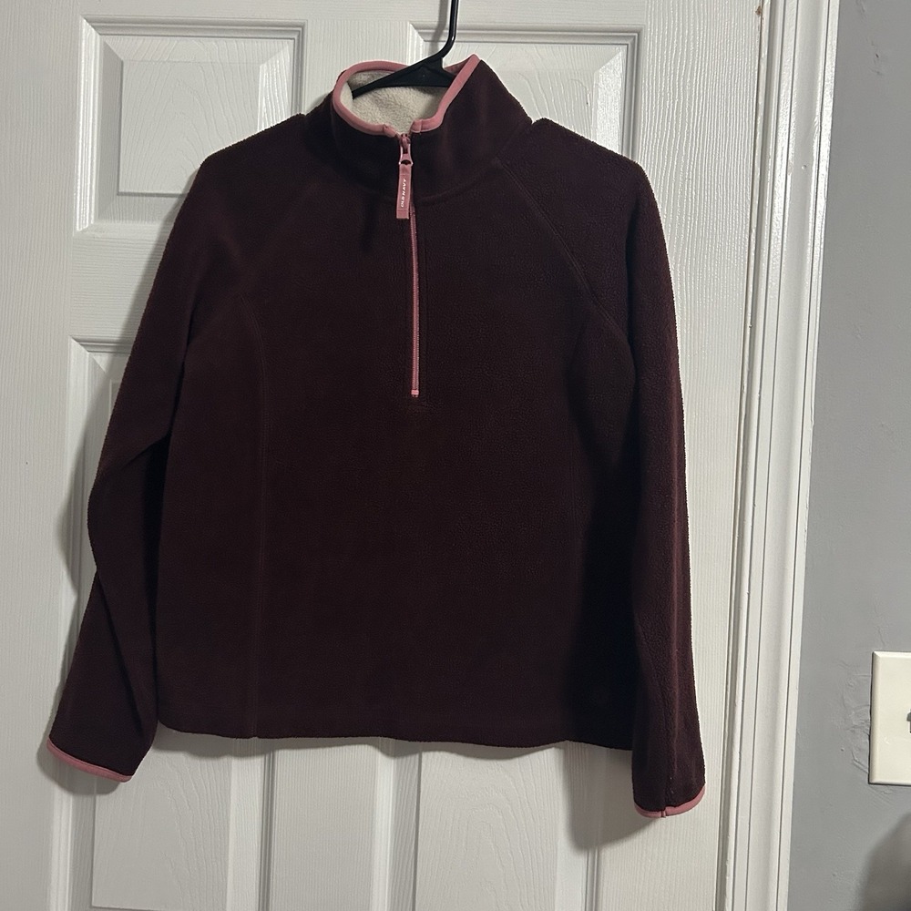 Vintage Old Navy "Perfect Fit" Quarter-Zip Fleece Pullover  Women's - Size M